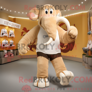 Personaggio mascotte mammut...