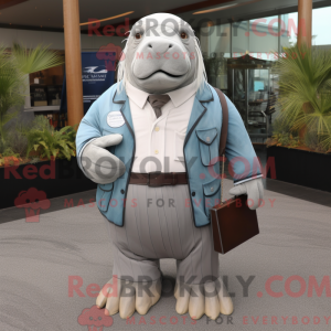 Silver Walrus mascot...