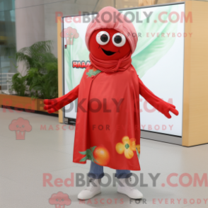 Fantasia de mascote de tomate com jeans flare e lenços - Mascotes de tomate - REBROKO_316012 - RedBrokoly.com