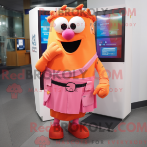 Oransje Rosa máscara de...