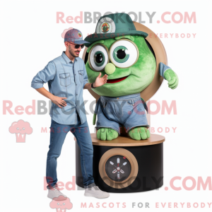 Forest Green Gyro mascot...
