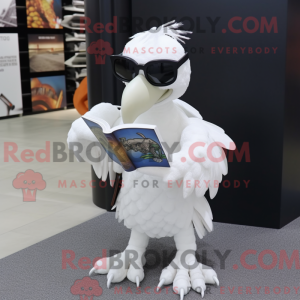 Personaggio mascotte bianco...