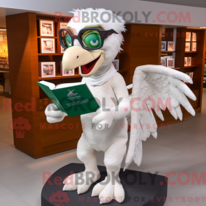 Hvid Archaeopteryx maskot...
