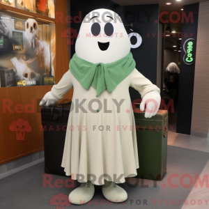 Olive Ghost mascot costume...
