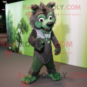 Forest Green Hyena mascot...
