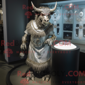 Sølv Minotaur maskot...