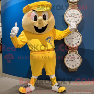 Guld armbåndsur maskot...