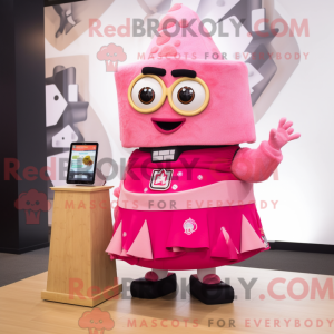 Pink Nachos mascot costume...