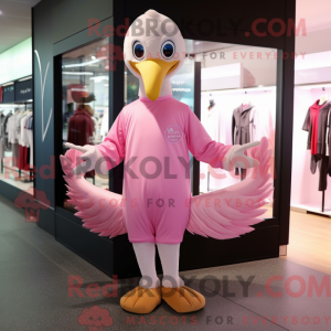 Pink Swans maskot kostume...