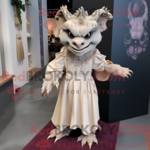 Beige Gargoyle maskot...