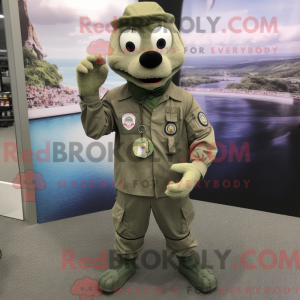 Oliven Marine Recon maskot...