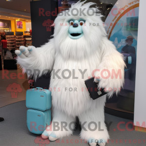 Costume mascotte de yéti...