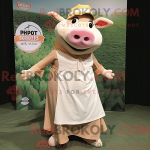 Disfraz de mascota Tan Pig...