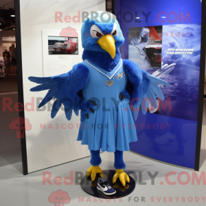 Blue Eagle mascot costume...