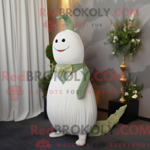 Olive Narwhal mascot...