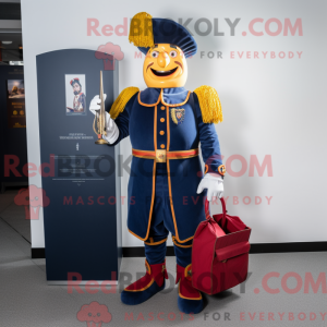 Marine-mascotte van de...