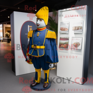 Marine-mascotte van de...
