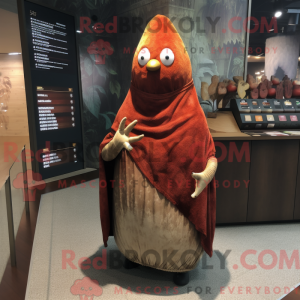 Rust Pære Maskot Drakt...