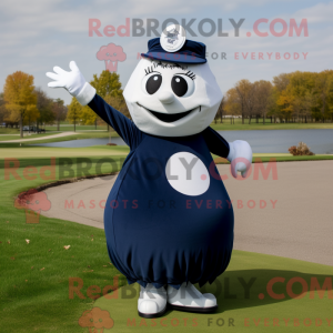 Navy Golfball Maskottchen...