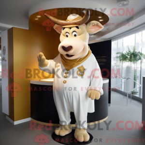 Disfraz de mascota de vaca...