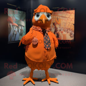 Orange Quail mascotte...