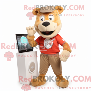 Tan Arrow Of Love mascot...