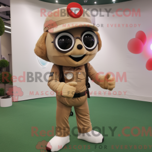 Figura de máscara bronzeada...