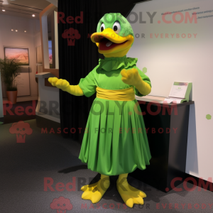 Maskotka Lime Green Duck...