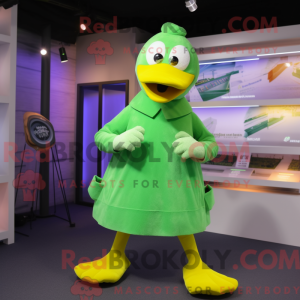 Lime Green Duck...