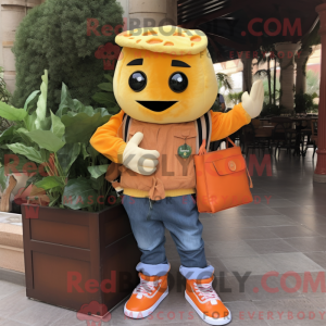 Oransje Caesar Salat maskot...