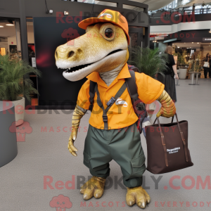 Rust Spinosaurus maskot...