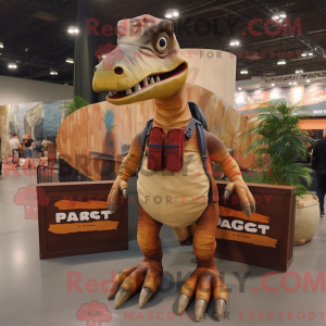 Rust Spinosaurus maskot...