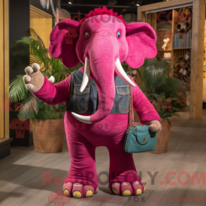 Magenta Mammoth maskot...