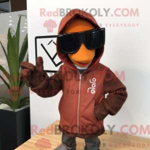Costume de mascotte de paon...