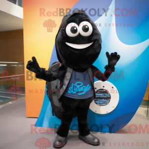 Black Surfboard mascot...
