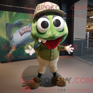 Olive Cod mascottekostuum...