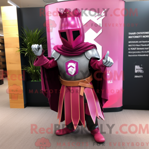 Magenta medelaldersk rider...