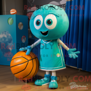 Máscara de handebol azul...