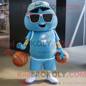 Cyan Basketball Ball...