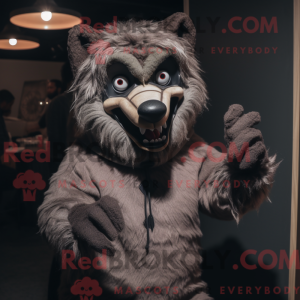 Weerwolf mascotte kostuum...