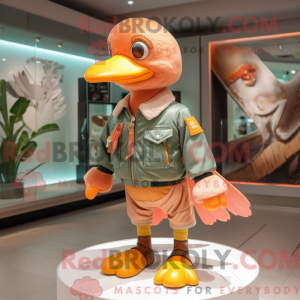 Peach Dodo Bird máscara de...
