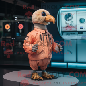 Peach Dodo Bird maskot...
