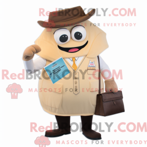 Tan Steak-maskotdraktfigur...