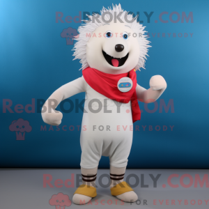 White Hedgehog mascot...