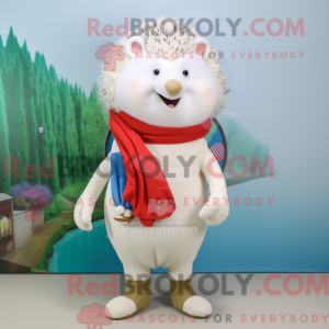 White Hedgehog mascot...