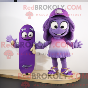 Lilla Skateboard maskot...