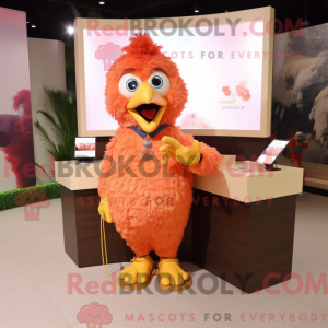 Peach Fried Chicken maskot...