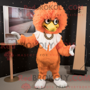 Postava maskota Peach Fried...