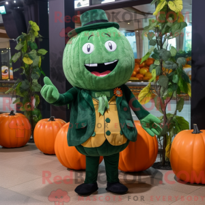 Forest Green Pumpkin maskot...