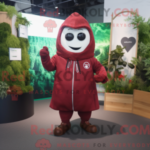 Maroon spinat maskot...